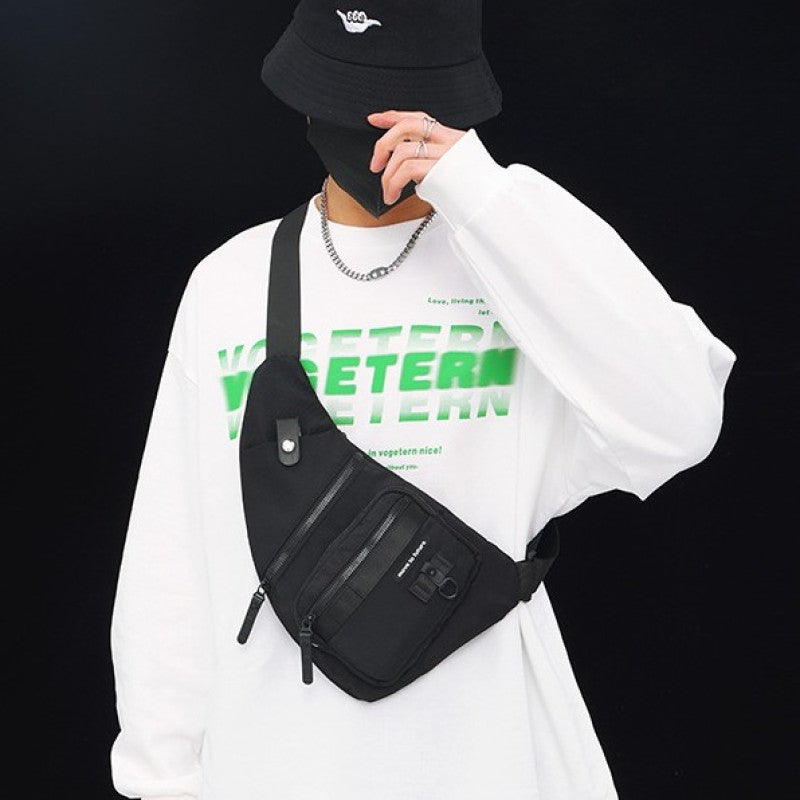 Tactical Chest Bag - Riñonera Cruzada Negra