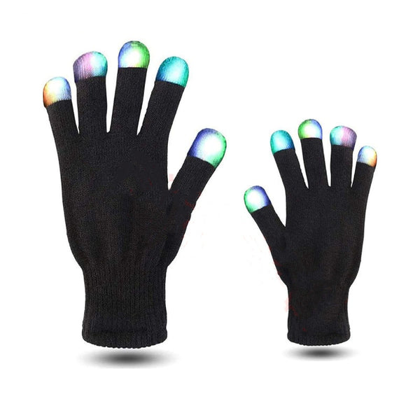 LED Glow Rave Gloves - Guantes LED Luminosos Rave